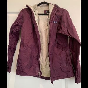 Women’s Patagonia rain jacket